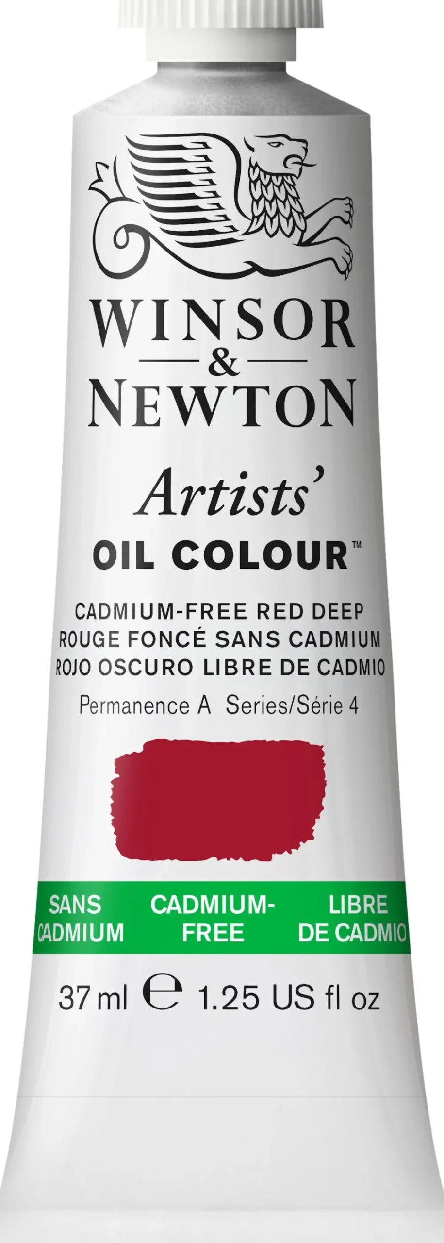 Winsor & Newton Farba olejna Artists' Oil Colour - - Cadmium Free Red Deep, 37 ml