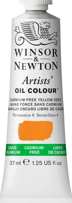 Winsor & Newton Farba olejna Artists' Oil Colour - - Cadmium Free Yellow Deep, 37 ml
