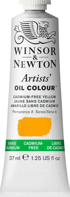 Winsor & Newton Farba olejna Artists' Oil Colour - - Cadmium Free Yellow, 37 ml