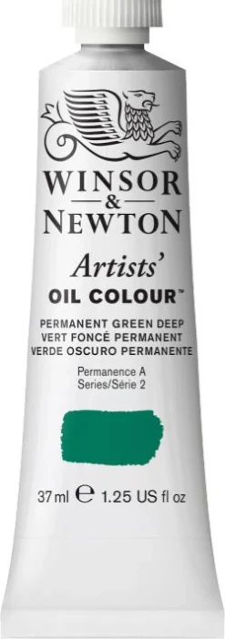 Winsor & Newton Farba olejna Artists' Oil Colour - - Permanent Green Deep, 37 ml