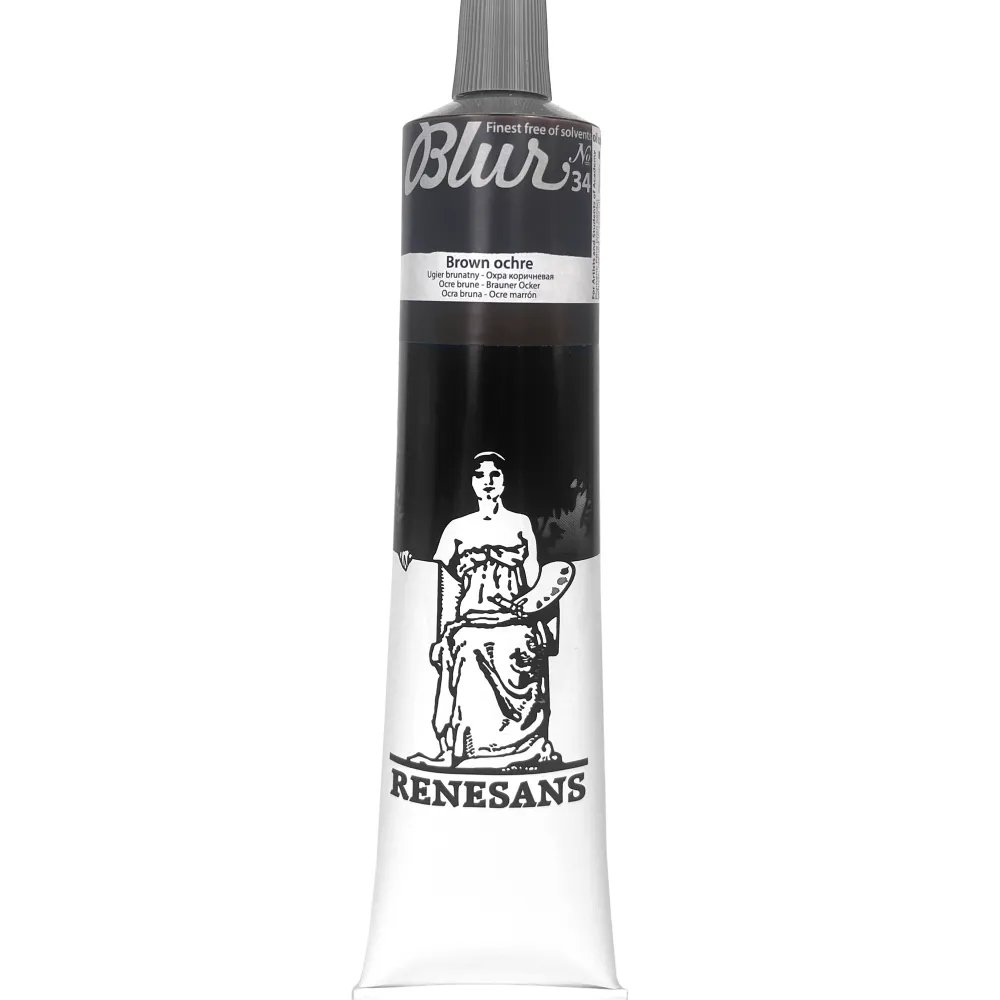 Renesans Farba olejna Blur - - 34, brown ochre, 200 ml > Farby Olejne