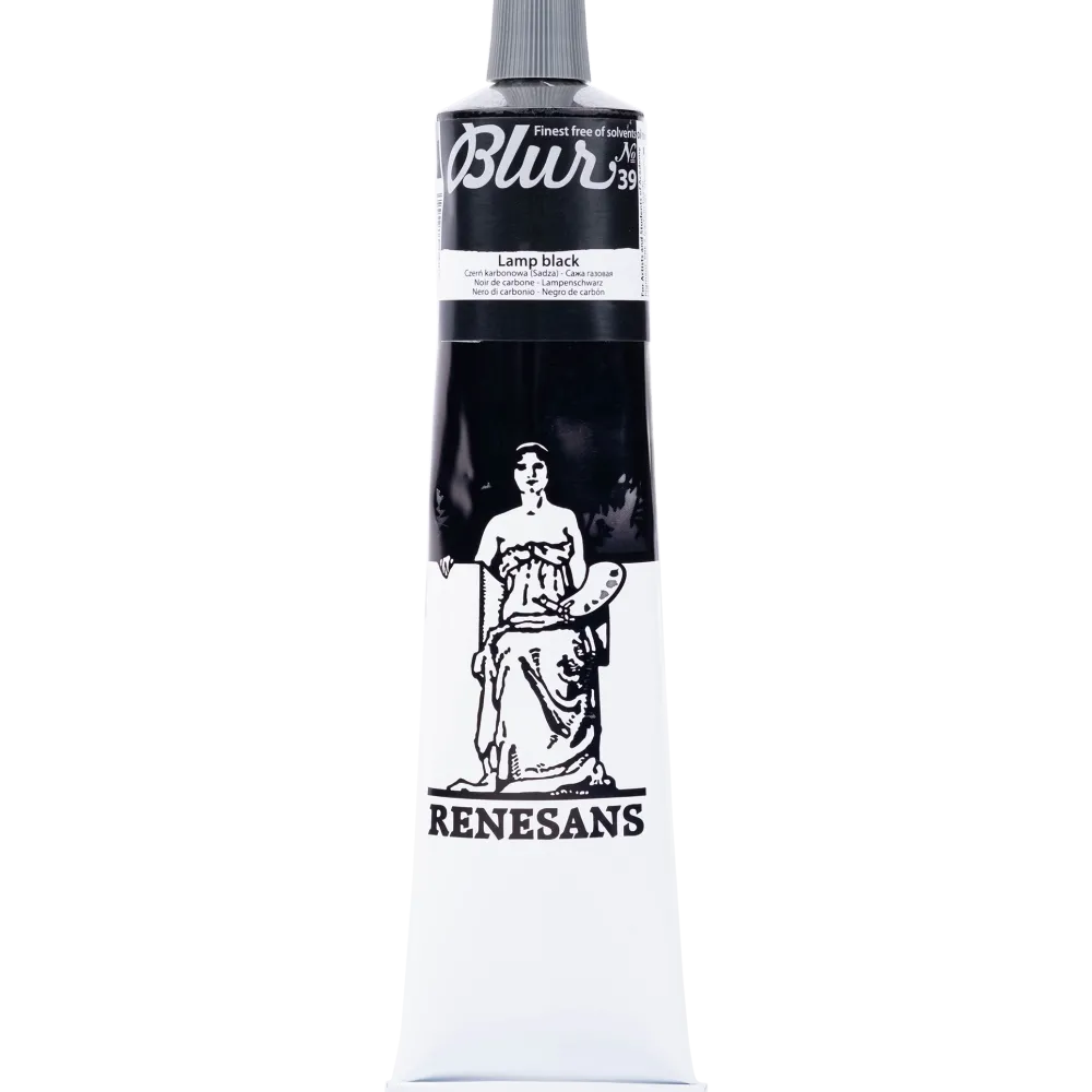 Renesans Farba olejna Blur - - 39, lamp black, 200 ml