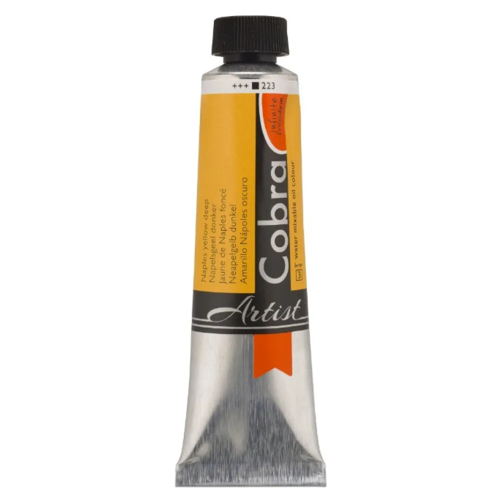 Cobra Farba olejna Artist - - 223, Naples Yellow Deep, 40 ml > Farby Olejne Wodorozcieńczalne