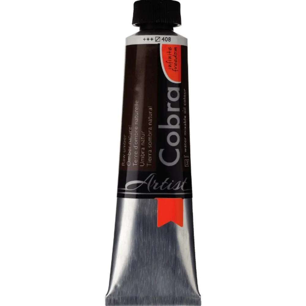 Cobra Farba olejna Artist - - 408, Raw Umber, 40 ml > Farby Olejne Wodorozcieńczalne