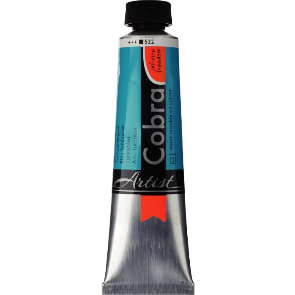 Cobra Farba olejna Artist - - 534, Cerulean Blue, 40 ml > Farby Olejne Wodorozcieńczalne