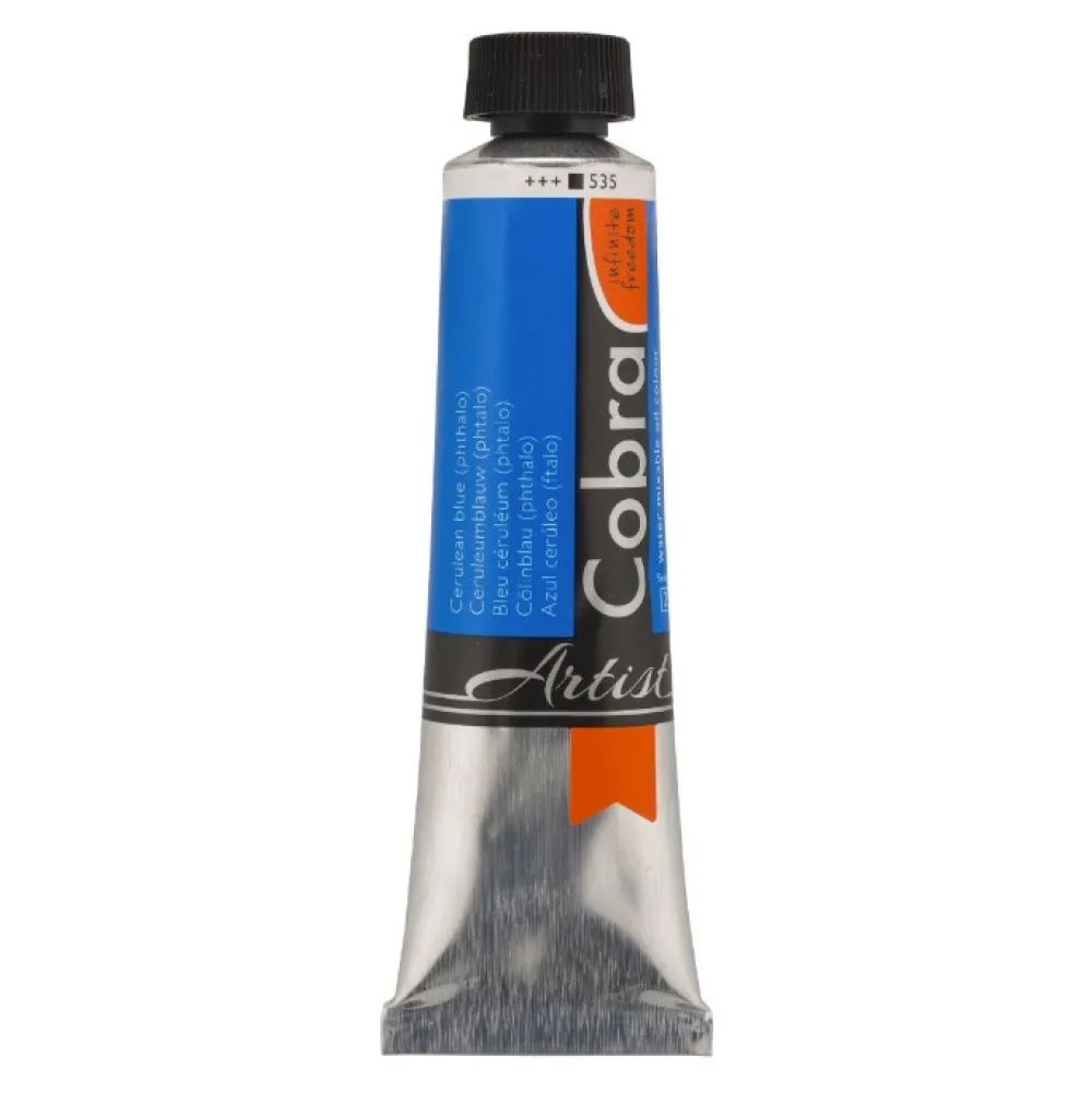 Cobra Farba olejna Artist - - 535, Cerulean Blue (Phthalo), 40 ml
