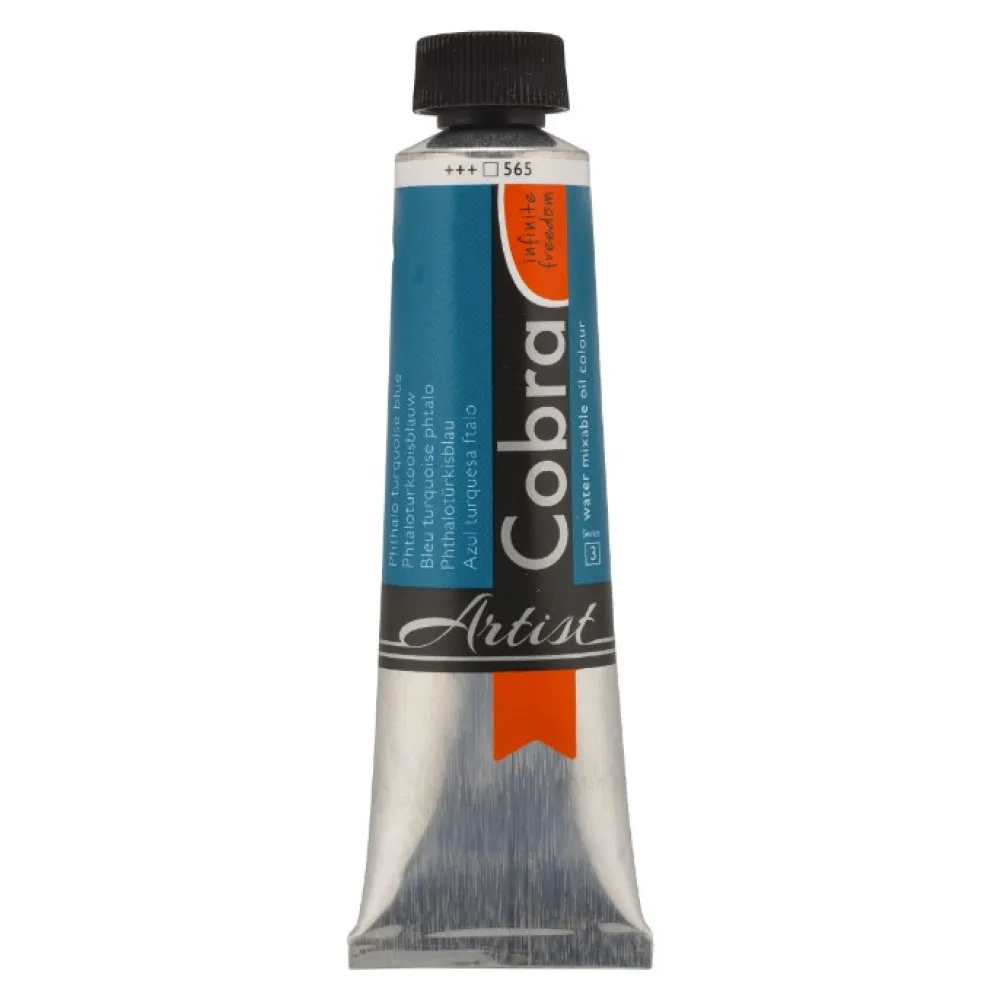 Cobra Farba olejna Artist - - 565, Phthalo Turquoise Blue, 40 ml