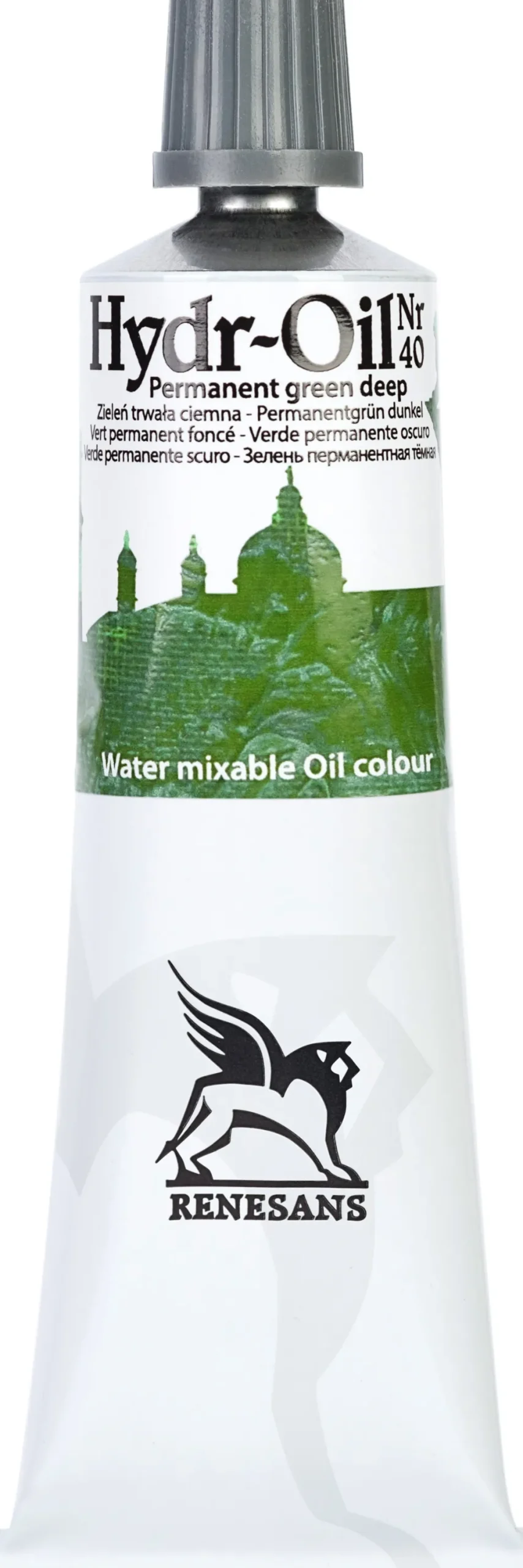 Renesans Farba olejna Hydr-Oil - - 39, permanent green pale, 60 ml > Farby Olejne|Farby Olejne Wodorozcieńczalne
