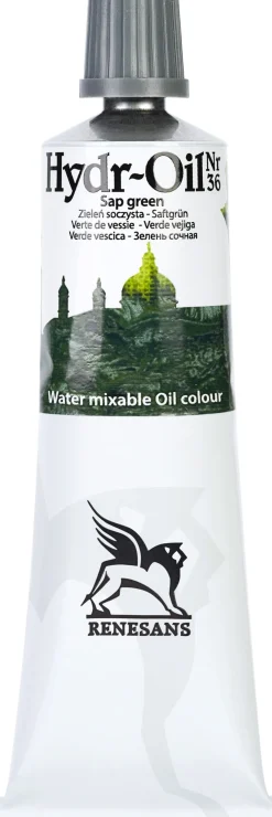 Renesans Farba olejna Hydr-Oil - - 35, ultramarine green, 60 ml > Farby Olejne|Farby Olejne Wodorozcieńczalne