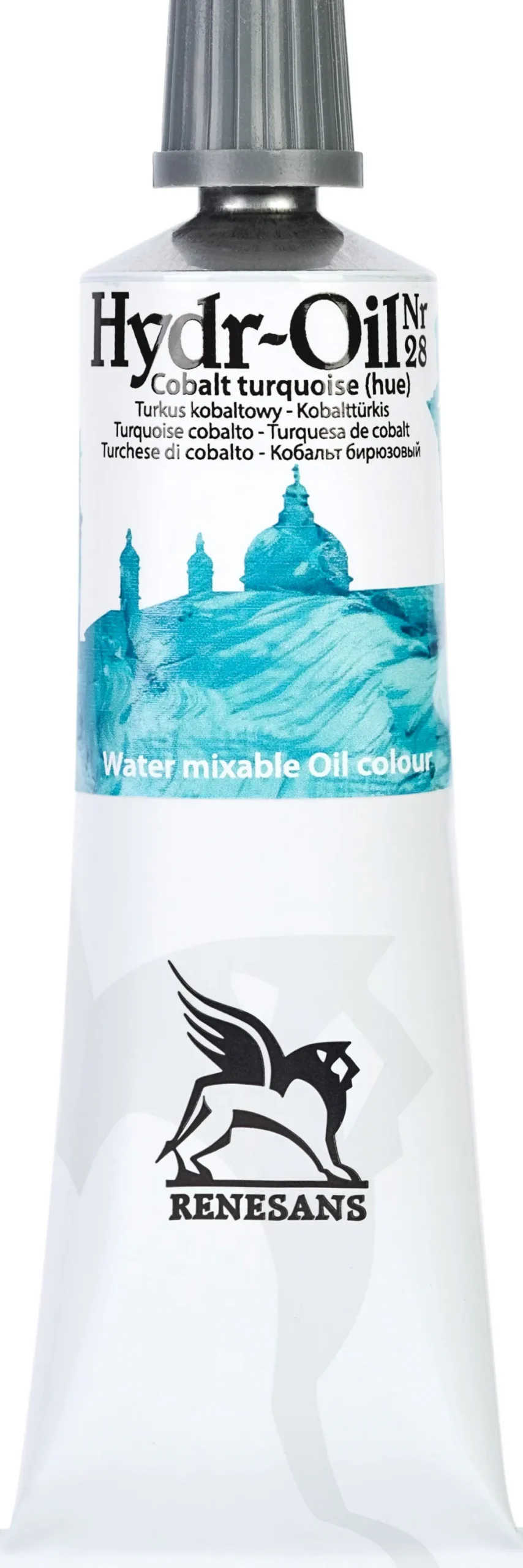 Renesans Farba olejna Hydr-Oil - - 28, cobalt turquoise hue, 60 ml