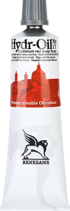 Renesans Farba olejna Hydr-Oil - - 16, cadmium red medium hue, 60 ml > Farby Olejne|Farby Olejne Wodorozcieńczalne