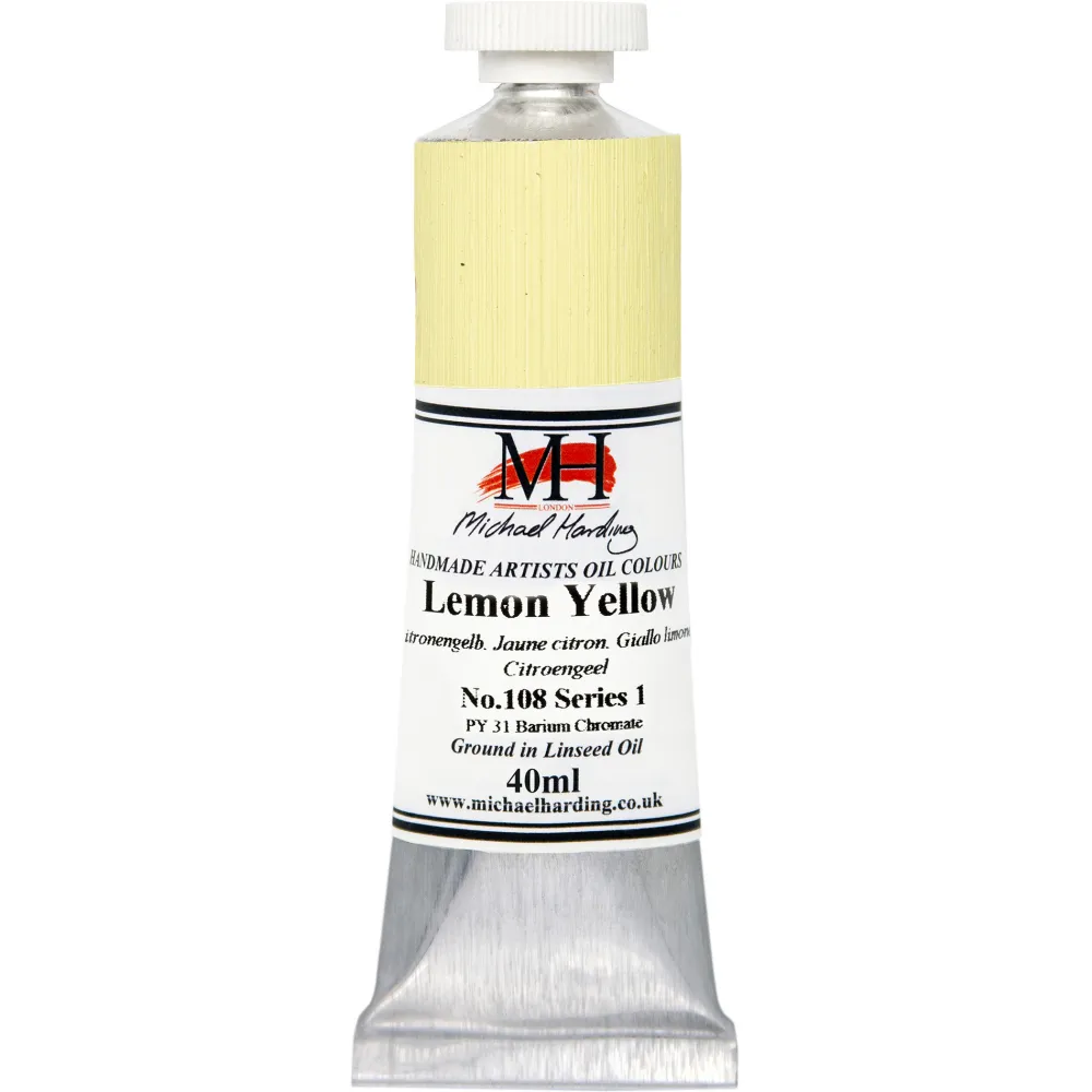 Michael Harding Farba olejna - - 108, Lemon Yellow, 40 ml