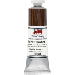 Michael Harding Farba olejna - - 126, Burnt Umber, 40 ml