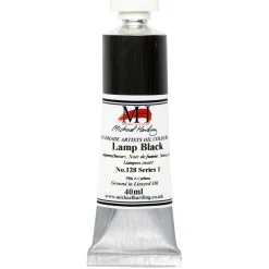 Michael Harding Farba olejna - - 128, Lamp Black, 40 ml