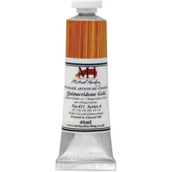 Michael Harding Farba olejna - - 411, Quinacridone Gold, 40 ml