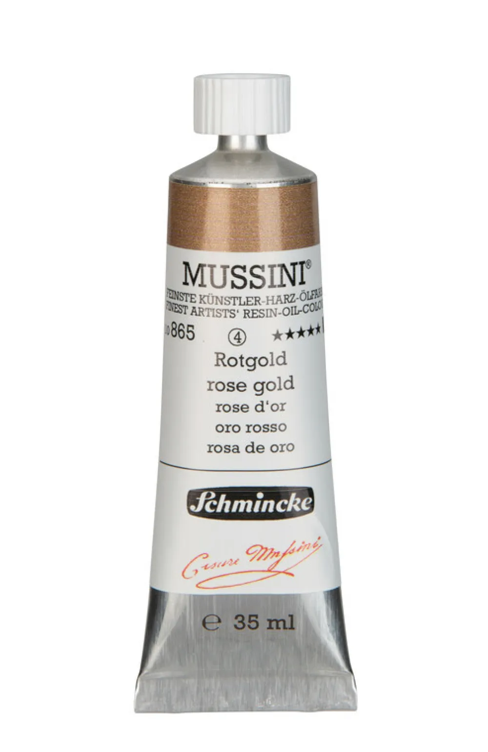 Schmincke Farba olejna Mussini - - 864, Gold Bronze, 35 ml > Farby Olejne