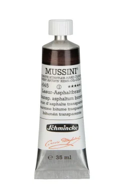Schmincke Farba olejna Mussini - - 645, Transparent Asphaltum Brown, 35 ml