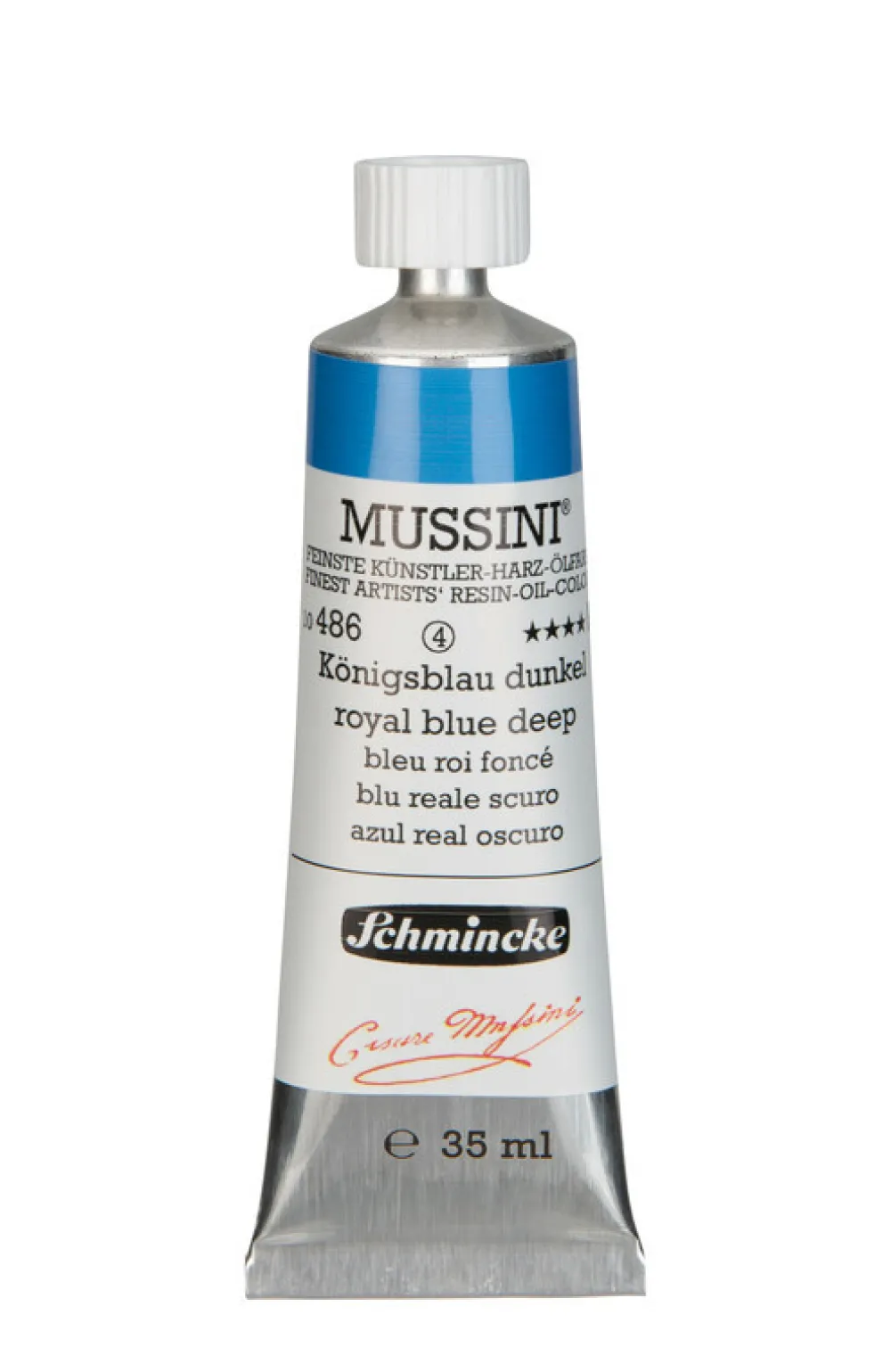 Schmincke Farba olejna Mussini - - 486, Royal Blue Deep, 35 ml