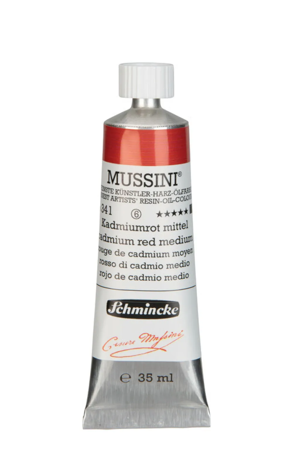 Schmincke Farba olejna Mussini - - 341, Cadmium Red Medium, 35 ml