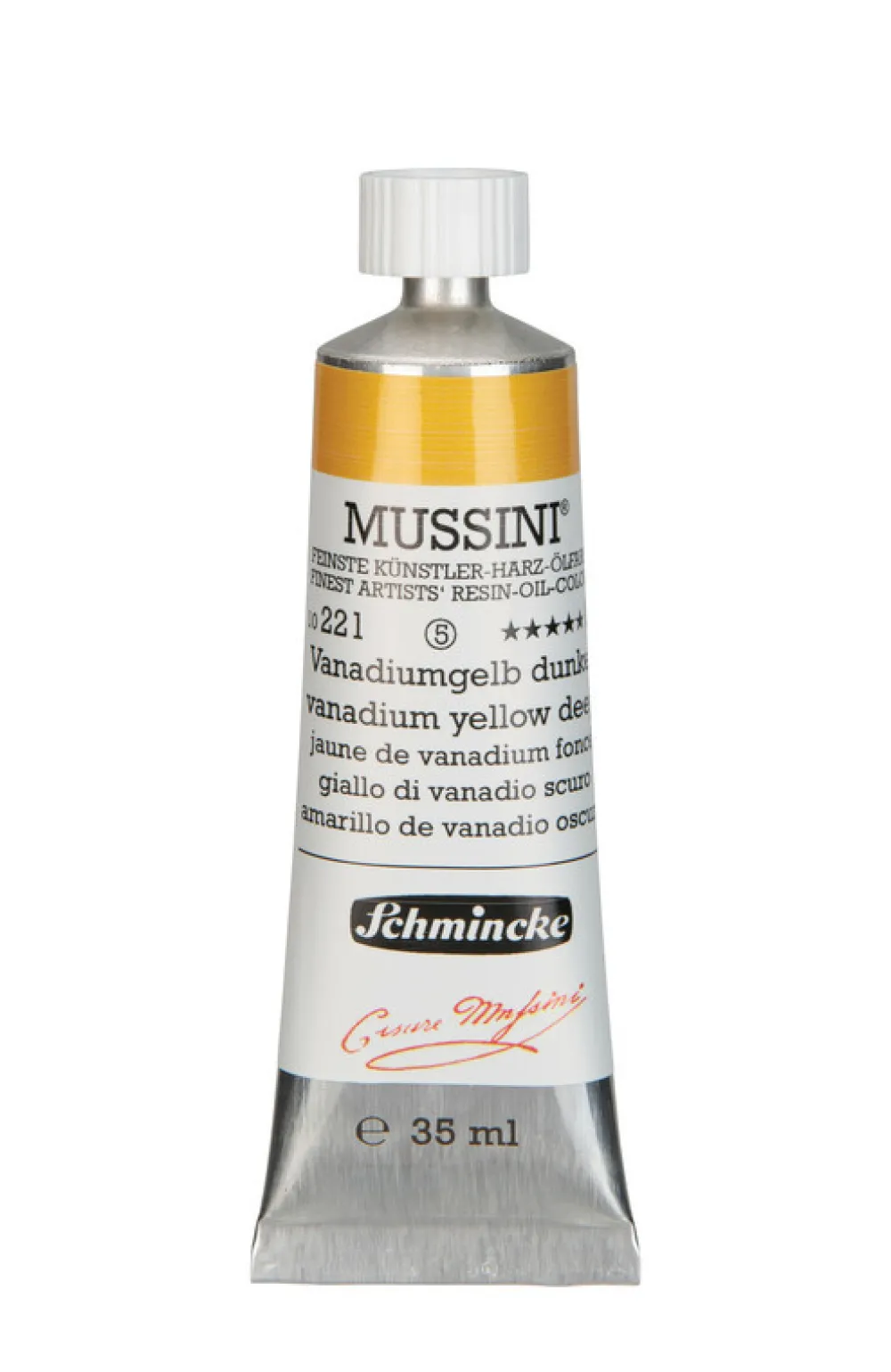 Schmincke Farba olejna Mussini - - 221, Vanadium Yellow Deep, 35 ml