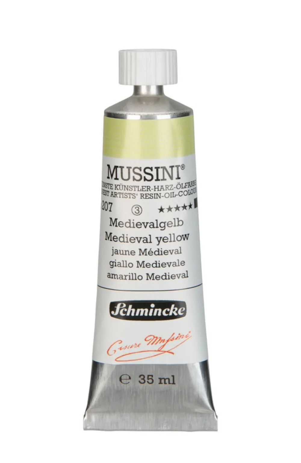 Schmincke Farba olejna Mussini - - 207, Medieval Yellow, 35 ml