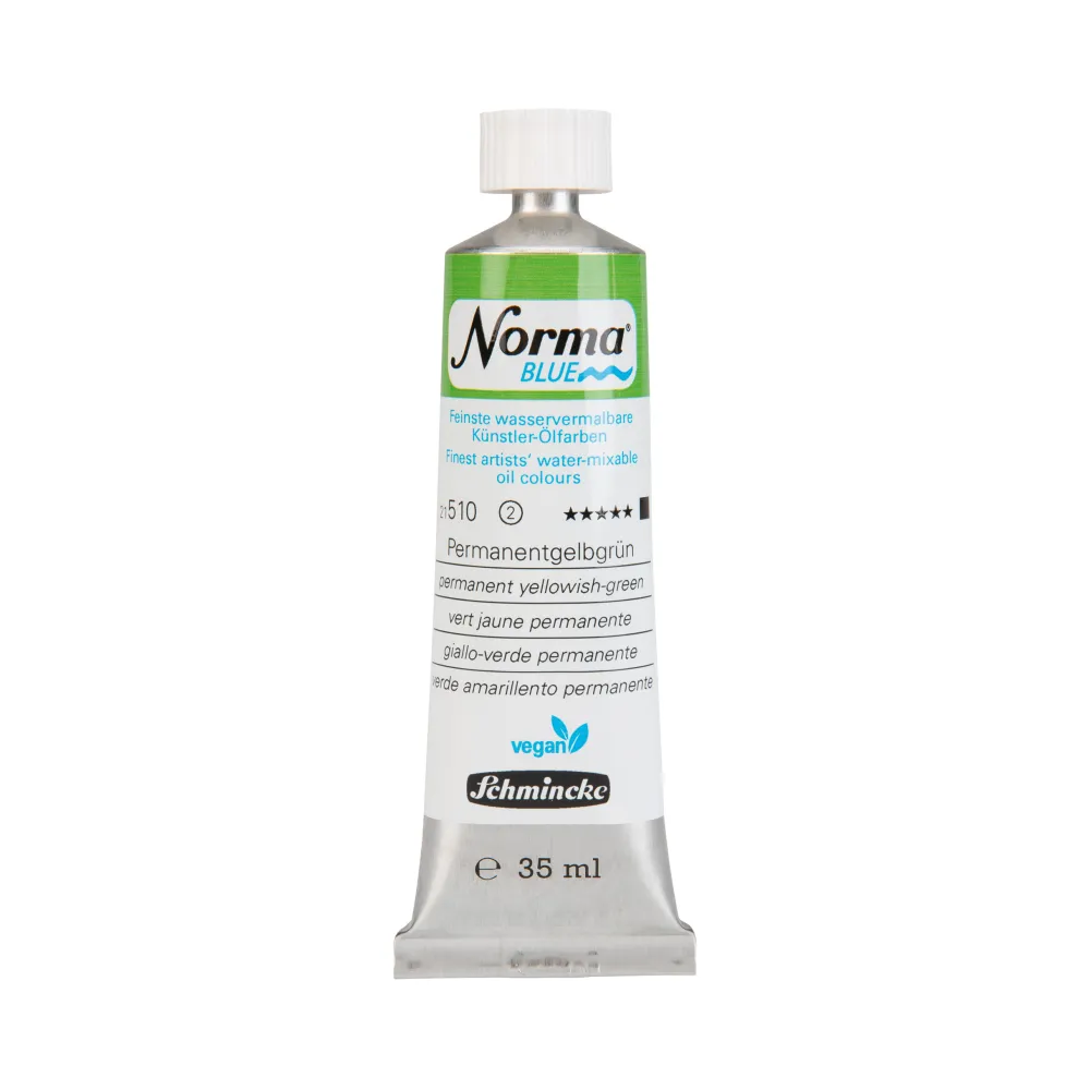 Schmincke Farba olejna Norma Blue - - 510, Permanent Yellowish Green, 35 ml