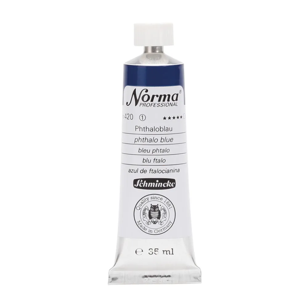 Schmincke Farba olejna Norma Professional - - 420, Phthalo Blue, 35 ml