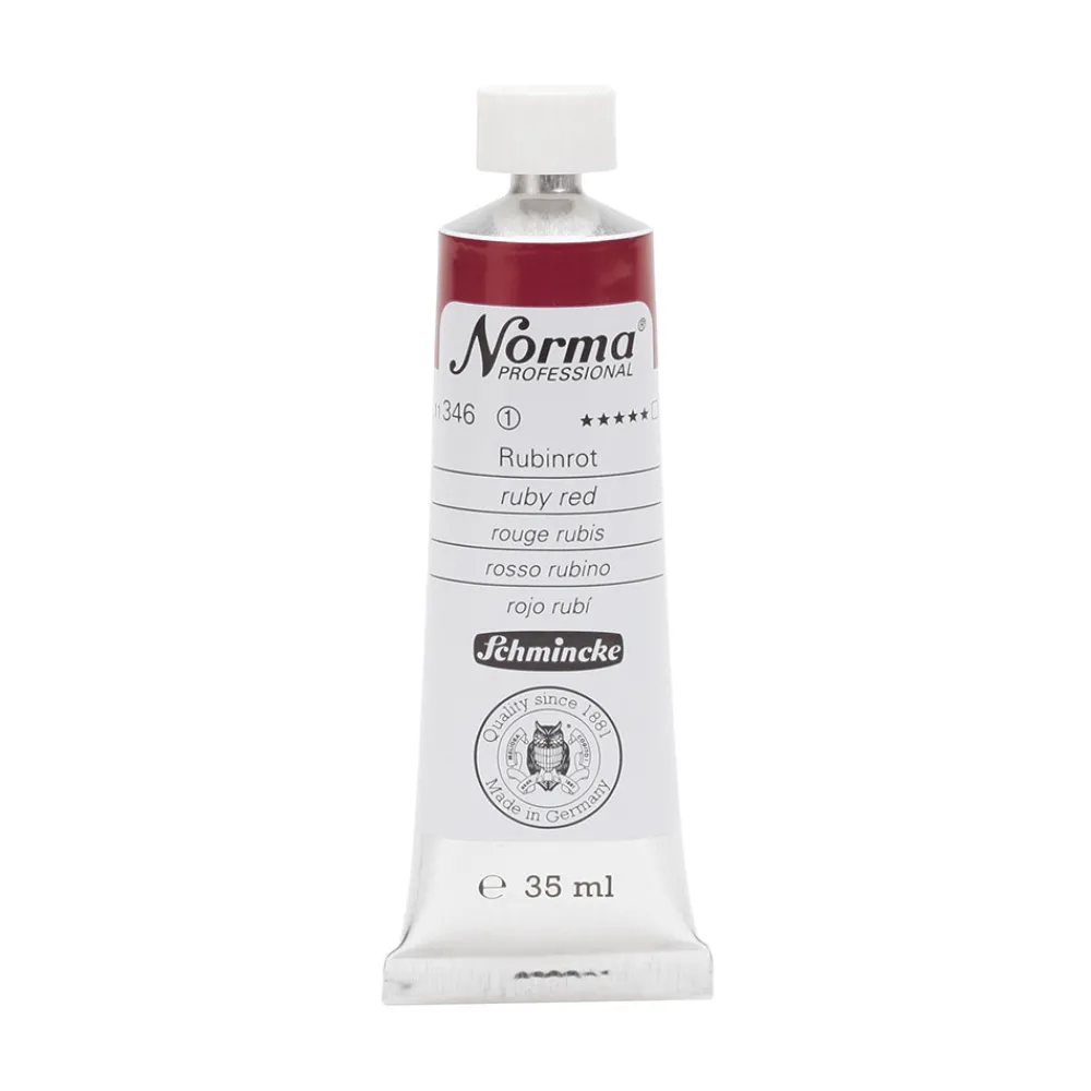 Schmincke Farba olejna Norma Professional - - 346, Ruby Red, 35 ml > Farby Olejne