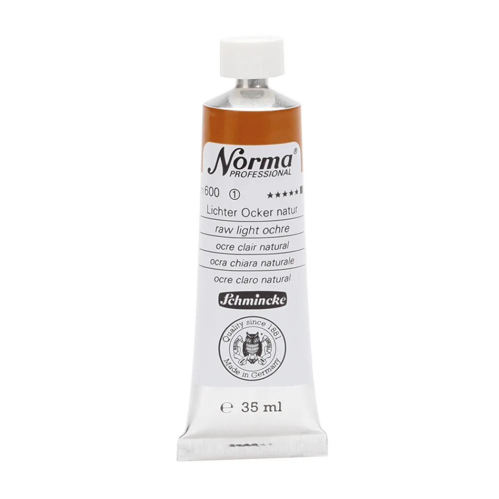 Schmincke Farba olejna Norma Professional - - 600, Raw Light Ochre, 35 ml > Farby Olejne