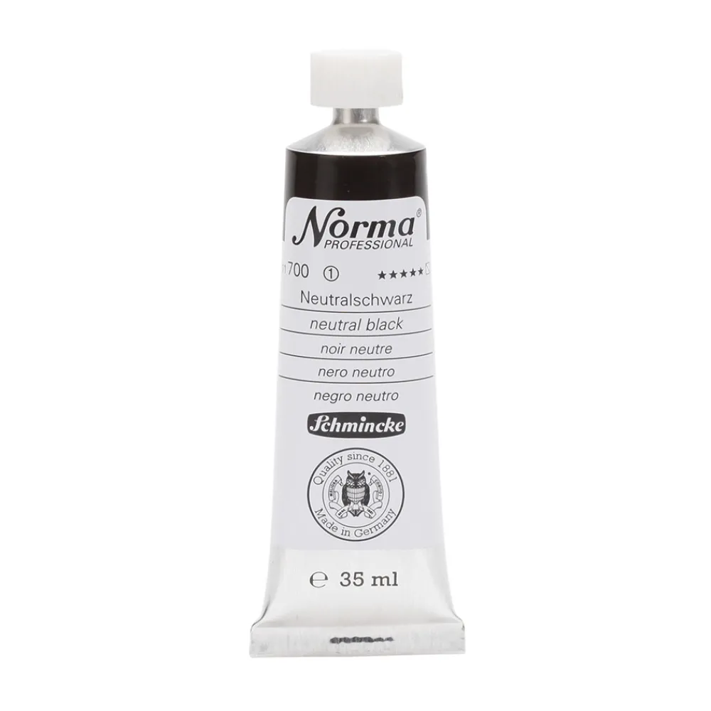 Schmincke Farba olejna Norma Professional - - 700, Neutral Black, 35 ml