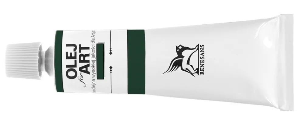 Renesans Farba olejna Olej for Art - - 69, lazur zielony ciemny, 60 ml