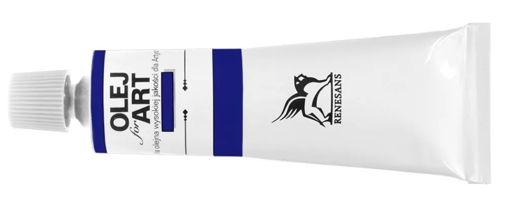 Renesans Farba olejna Olej for Art - - 32, błękit kobaltowy jasny, 60 ml > Farby Olejne