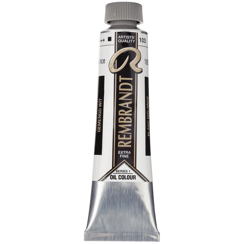 Rembrandt Farba olejna - - Mixed White, 40 ml