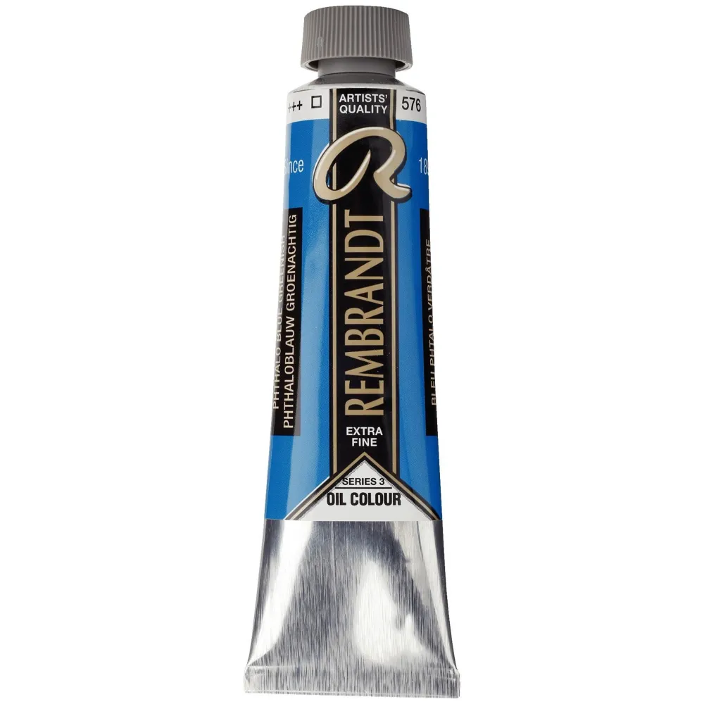Rembrandt Farba olejna - - Phthalo Blue Green, 40 ml