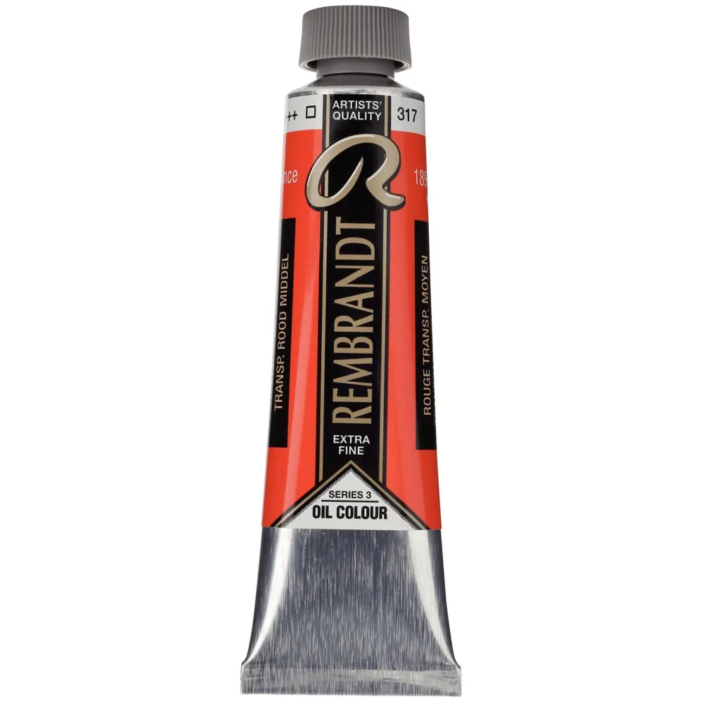 Rembrandt Farba olejna - - Transparent Red Medium, 40 ml > Farby Olejne