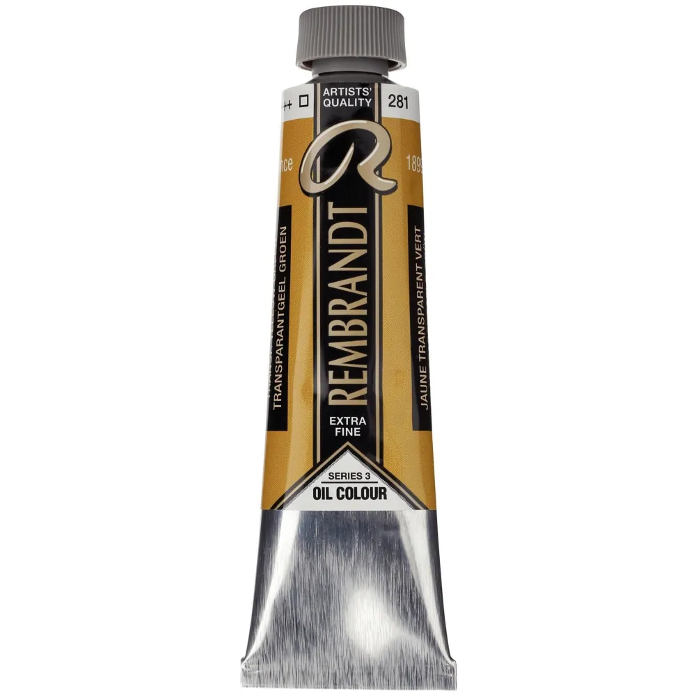 Rembrandt Farba olejna - - Transparent Yellow Green, 40 ml