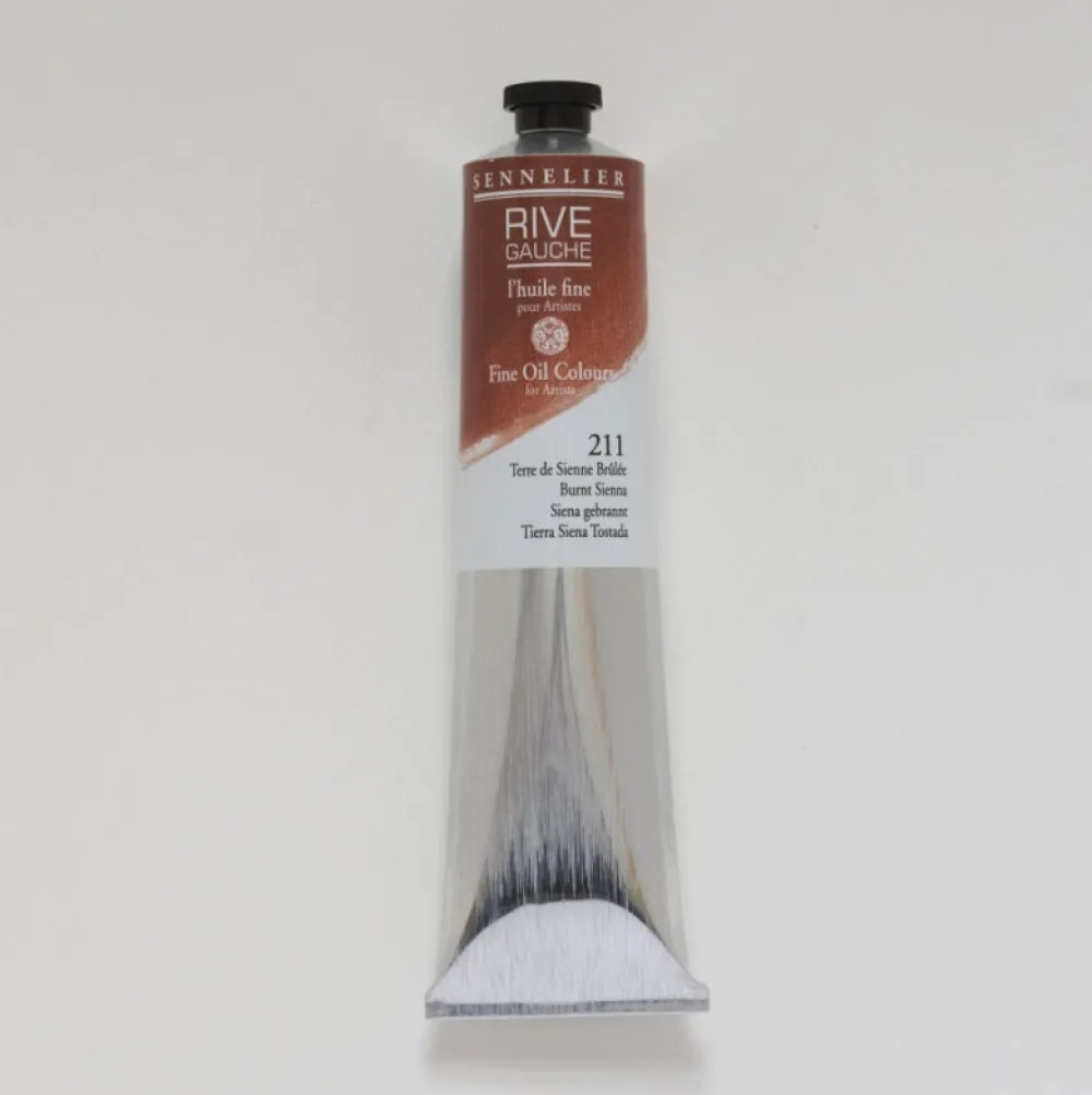 Sennelier Farba olejna Rive Gauche - - 211, Burnt Sienna, 200 ml