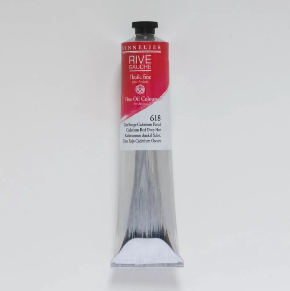 Sennelier Farba olejna Rive Gauche - - 618, Cadmium Red Deep Hue, 200 ml > Farby Olejne