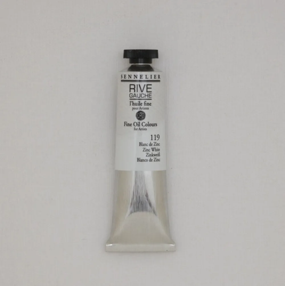 Sennelier Farba olejna Rive Gauche - - 119, Zinc White, 40 ml