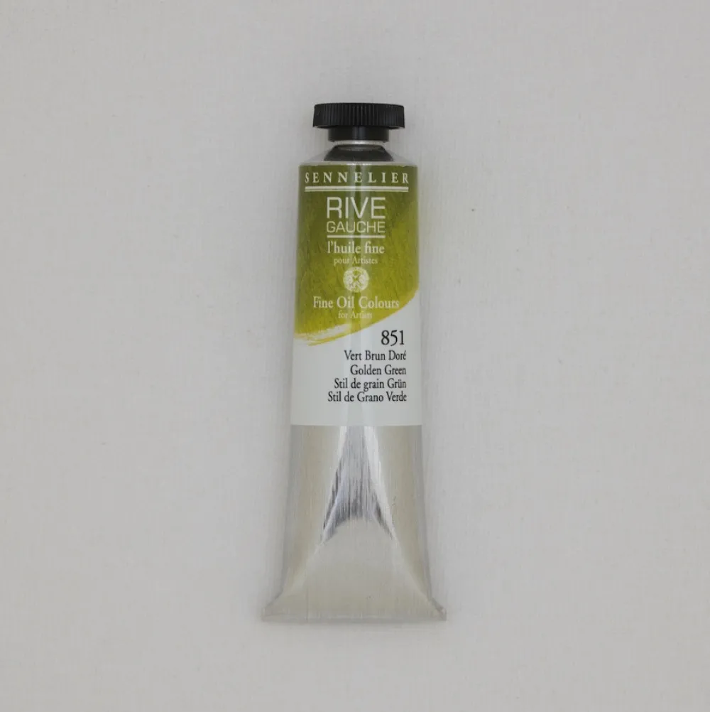Sennelier Farba olejna Rive Gauche - - 851, Golden Green, 40 ml > Farby Olejne