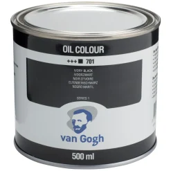 Van Gogh Farba olejna - - 701, Ivory Black, 500 ml > Farby Olejne