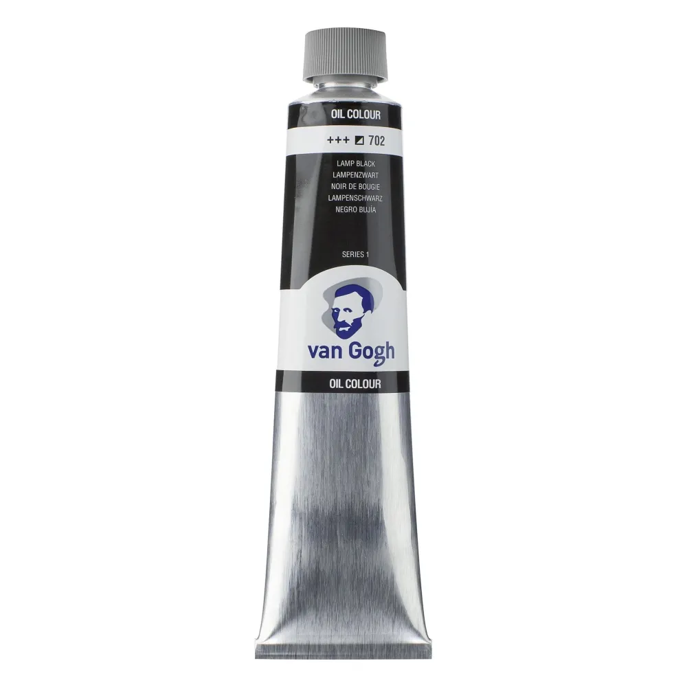 Van Gogh Farba olejna - - Lamp Black, 200 ml