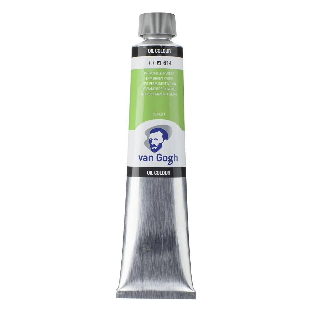 Van Gogh Farba olejna - - Permanent Green Medium, 200 ml > Farby Olejne