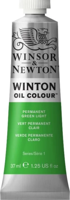 Winsor & Newton Farba olejna Winton Oil Colour - - Permanent Green Light, 37 ml