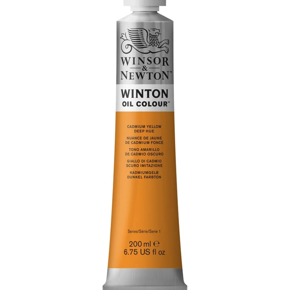 Winsor & Newton Farba olejna Winton Oil Colour - - cadmium yellow deep hue, 200 ml