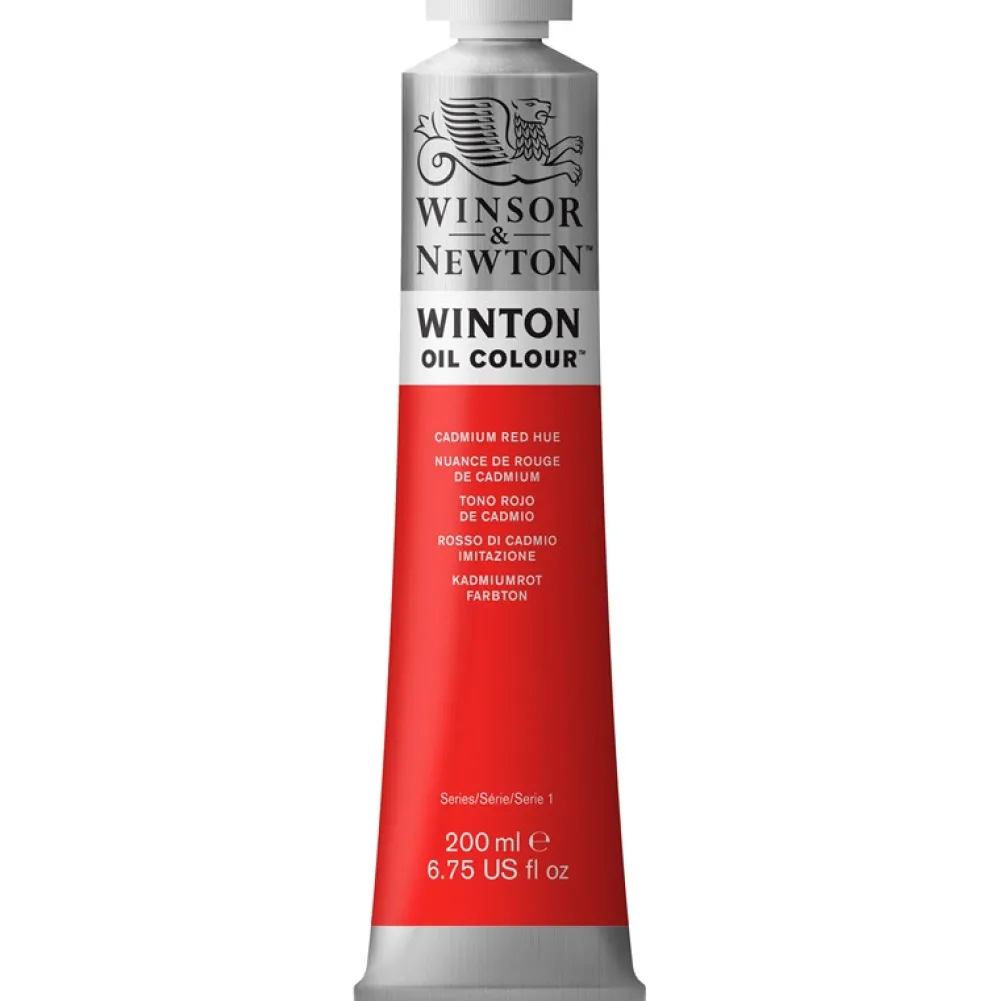 Winsor & Newton Farba olejna Winton Oil Colour - - cadmium red hue, 200 ml > Farby Olejne