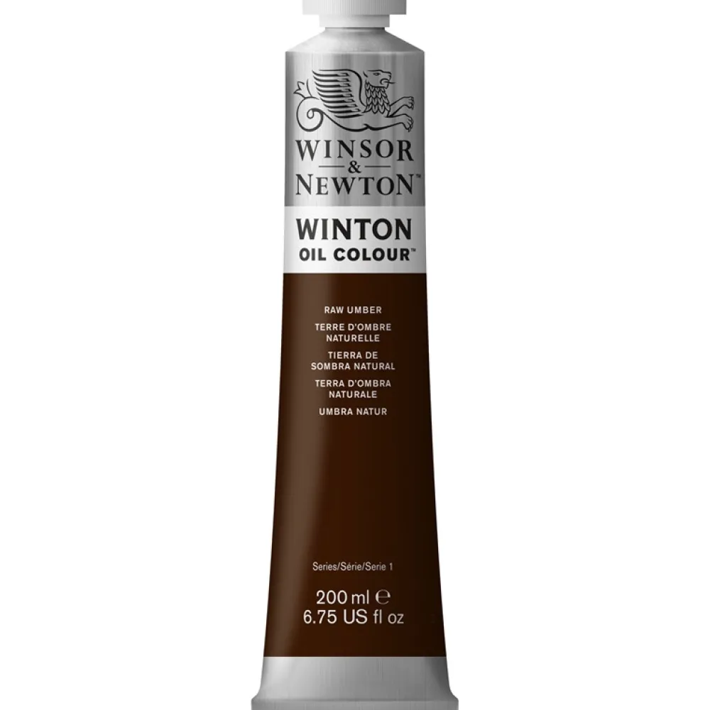Winsor & Newton Farba olejna Winton Oil Colour - - raw umber, 200 ml