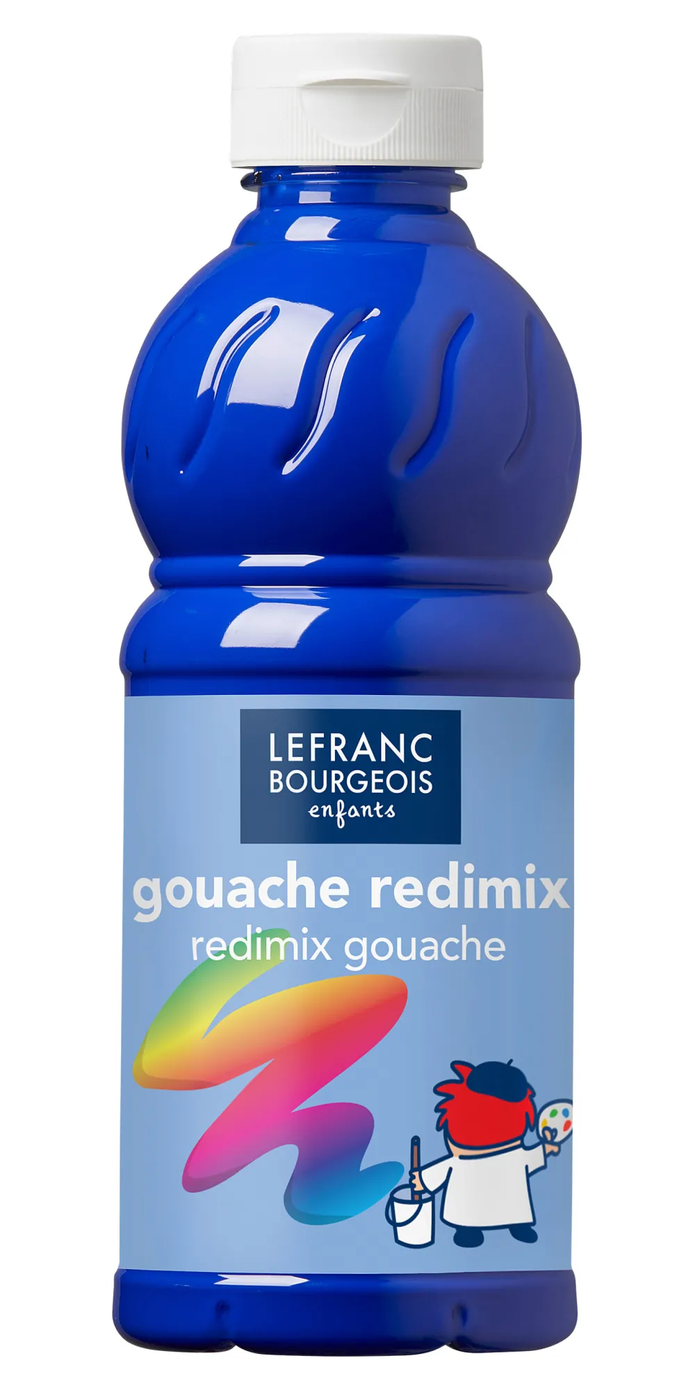 Lefranc & Bourgeois Farba plakatowa - - niebieska kobaltowa, 500 ml
