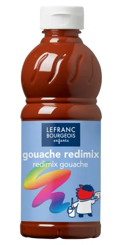 Lefranc & Bourgeois Farba plakatowa - - brązowa, 500 ml