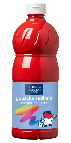 Lefranc & Bourgeois Farba plakatowa - - czerwona, 500 ml